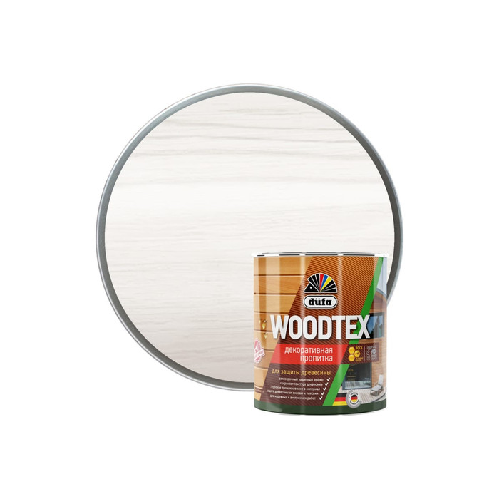 Пропитка Wood Tex белая, 0.9 л Н0000006092