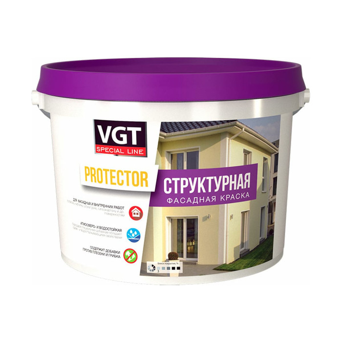 Структурная Краска VGT Protektor 7 кг 11607712