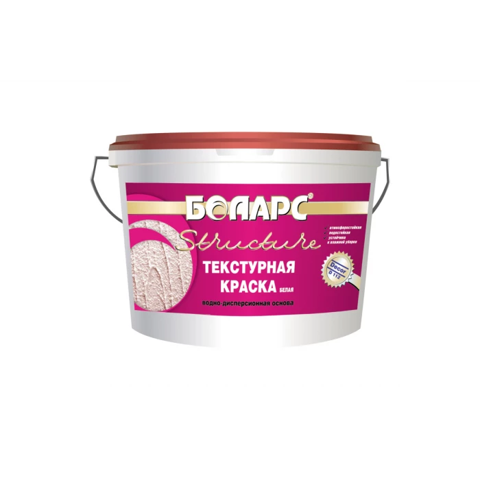 Текстурная краска БОЛАРС Structure фр. 0,2 18 кг 00000003803