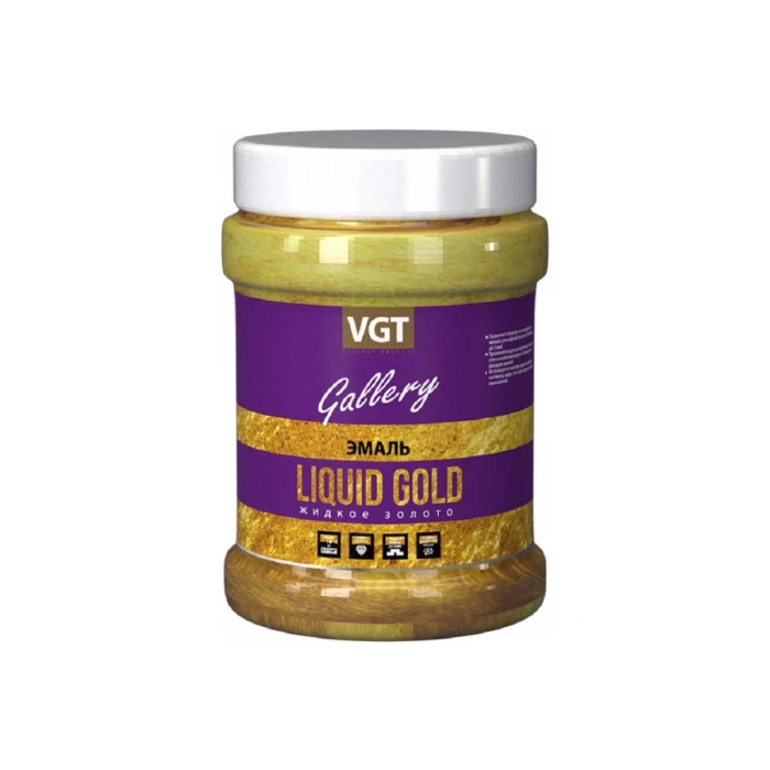 Универсальная эмаль VGT ВД АК 1179 (перламутровая; жидкое золото; 1 кг) 11606606