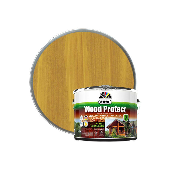 Пропитка для защиты древесины Dufa Wood Protect сосна 10 л МП000015774