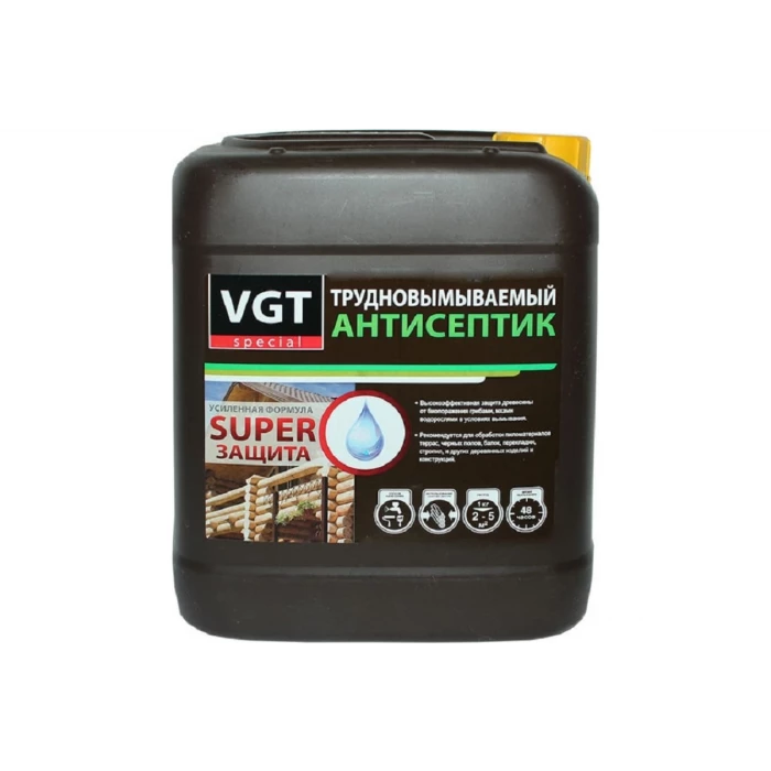 Трудновымываемый антисептик VGT 5 кг 11602970