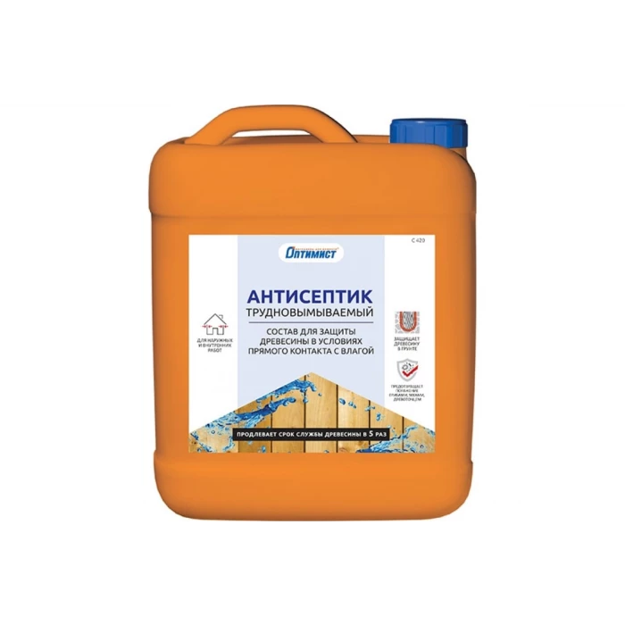 Трудновымываемый антисептик Оптимист С420 5 л OPO109