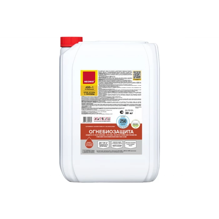 Тонированный - огнебиозащитный состав NEOMID Неомид 450 - I группа (30 кг.) Н-450(1)тон-30/гот.