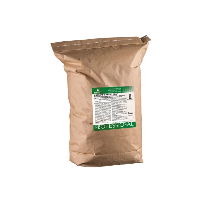 Огнебиозащита для древесины PROSEPT ОГНЕБИО PROF 1 концентрат, 16 кг, б/мешок 027-16 075-16