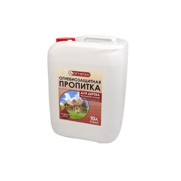 Огнезащитная водорастворимая пропитка ОГНЕЗА-ПО-Д с индикатором, с биозащитными добавками 105092