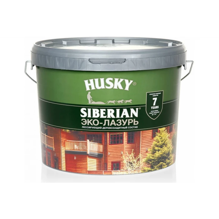 Эко-лазурь HUSKY светлый дуб 9 л 25225