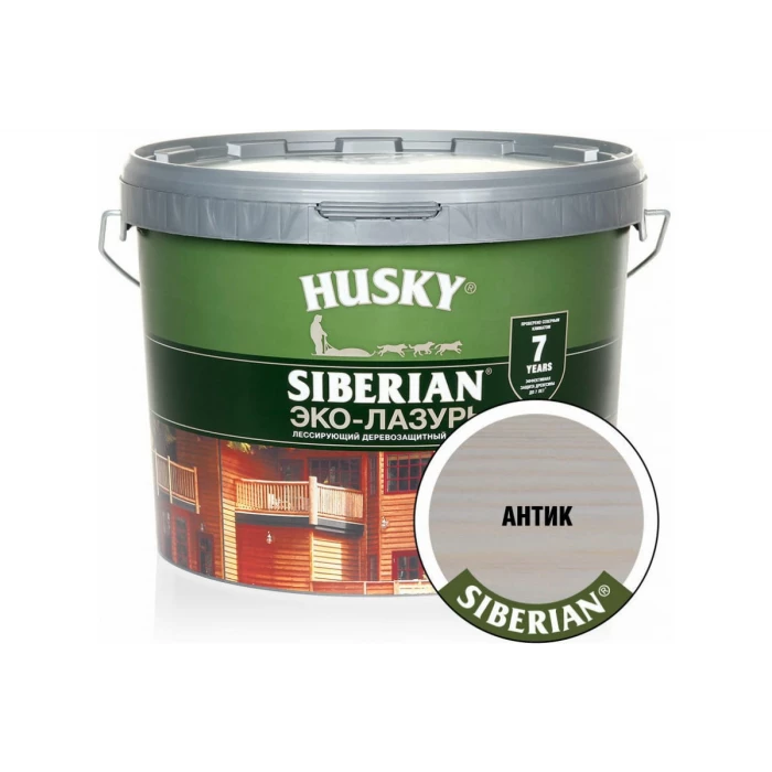 Эко-лазурь HUSKY антик 9 л 25216