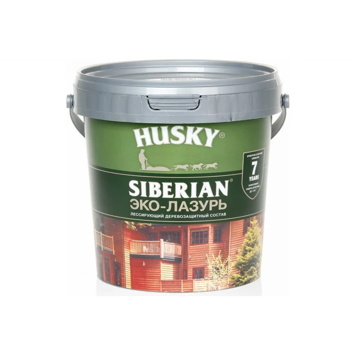 Эко-лазурь HUSKY красное дерево 0,9 л 25176