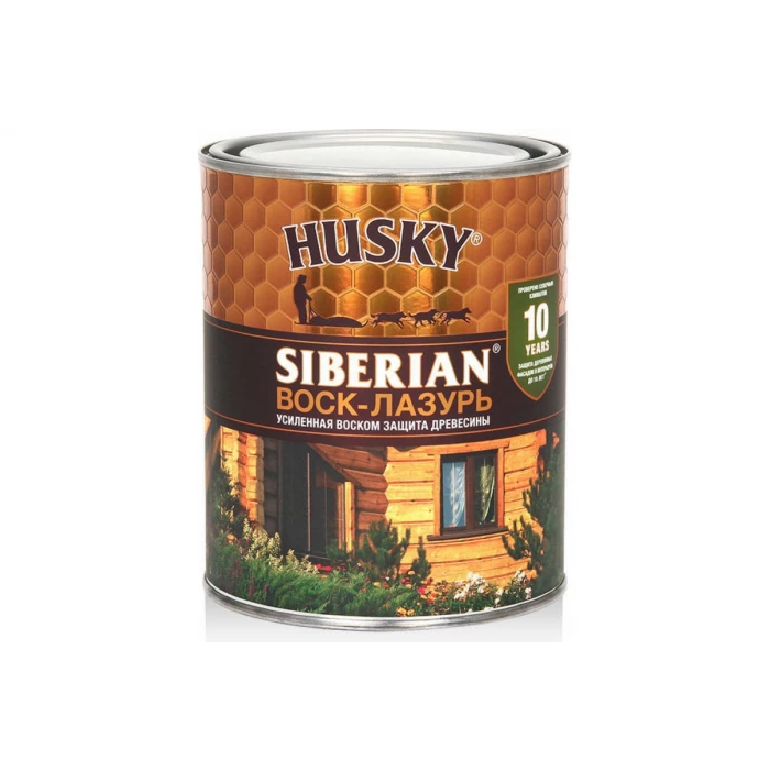 Воск-Лазурь HUSKY SIBERIAN белый 0,9 л 29980