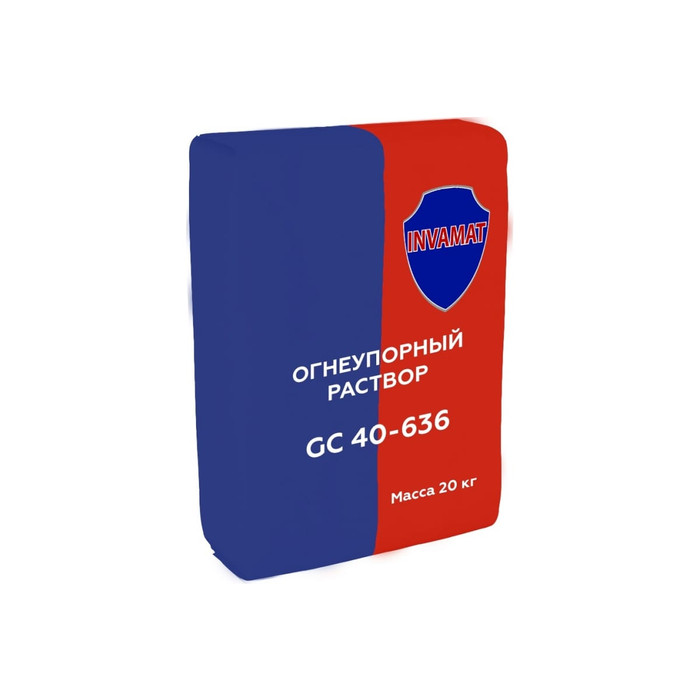 Огнеупорный раствор INVAMAT GC 40-636 крафт-пакет (мешок) 1035