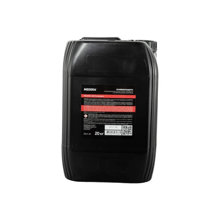 Огнебиозащита для древесины Medera Антипирен 150 Пиробиопро (I группа огнезащиты) с антисептическими свойствами, готовый состав, 20 кг 2014-20