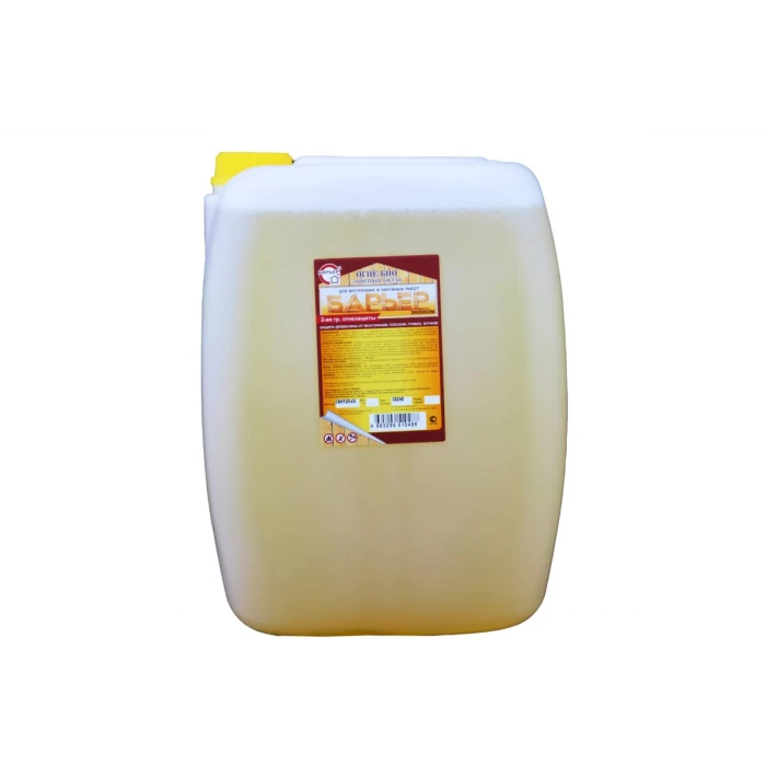 Огнебиозащитный состав для древесины БАРЬЕР ЭКОНОМ сосна желтый, канистра 33 кг 4665296515575