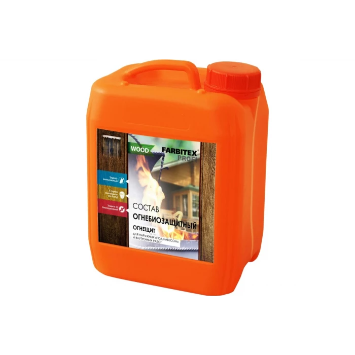 Огнебиозащитный пропиточный состав для древесины FARBITEX Огнещит 10 л 4300004741