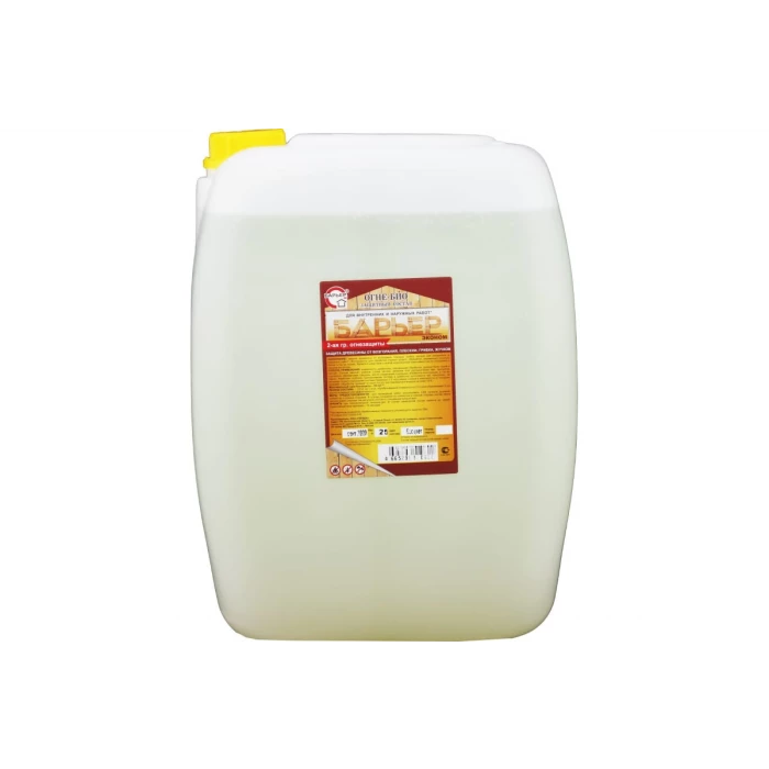 Огнебиозащитный состав для древесины БАРЬЕР ЭКОНОМ бесцветный, канистра 25 кг 4665296510600