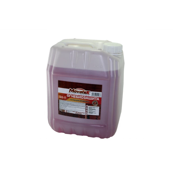 Огнебиозащитный состав для древесины Movatex ББ II 2 гр. 10 л Т11076