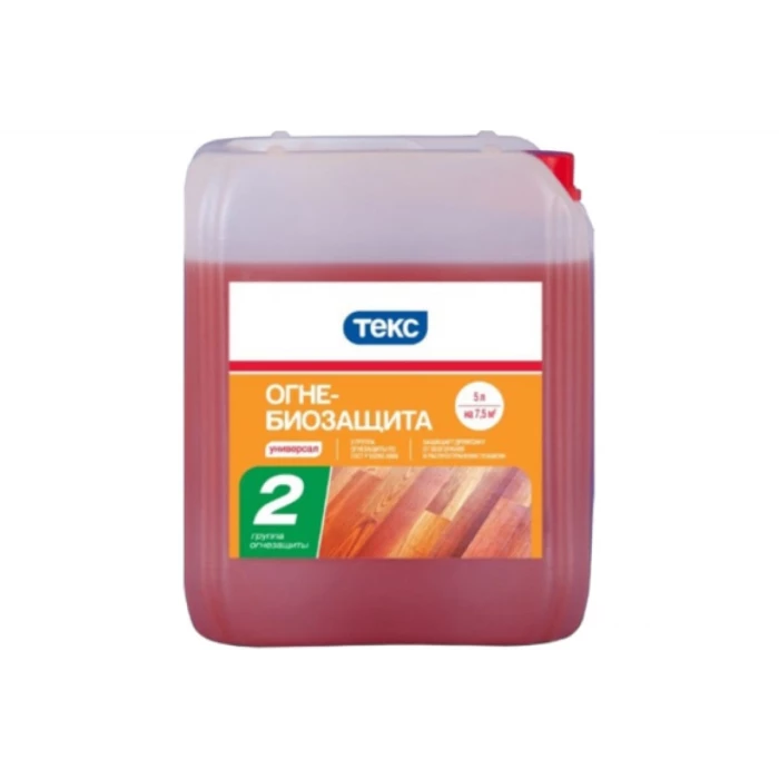 Огнебиозащита ТЕКС Универсал розовый индикатор, 5 л 20046