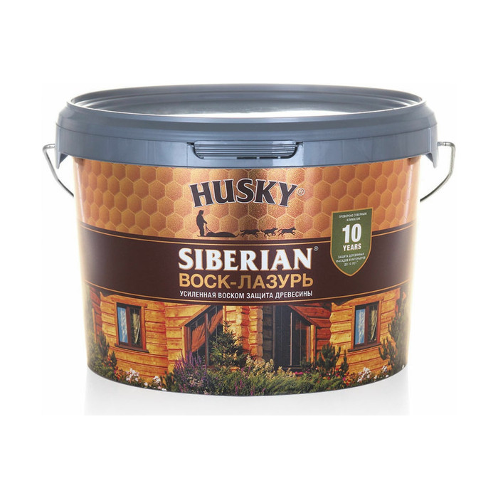 Воск-Лазурь HUSKY SIBERIAN оливковый 2,5 л 30003