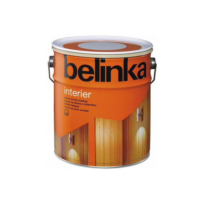 Лазурное покрытие для защиты древесины Belinka INTERIER 0,75л, 69 горячий шоколад 30169