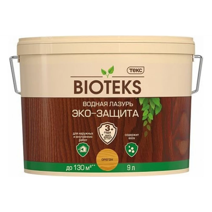 Водная лазурь ТЕКС Bioteks Эко-защита (орегон; 9 л) 206908