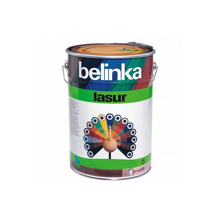 Лазурное покрытие для защиты древесины Belinka LASUR 11 белая 5л 50461 фото 2