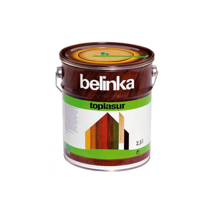 Лазурное покрытие для защиты древесины Belinka TOPLASUR 31 графитно-серый 2,5л 46303133 фото 2