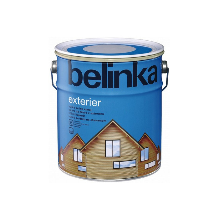 Лазурное покрытие для защиты древесины Belinka EXTERIER 0,75 л, 69 горячий шоколад 31169 фото 2