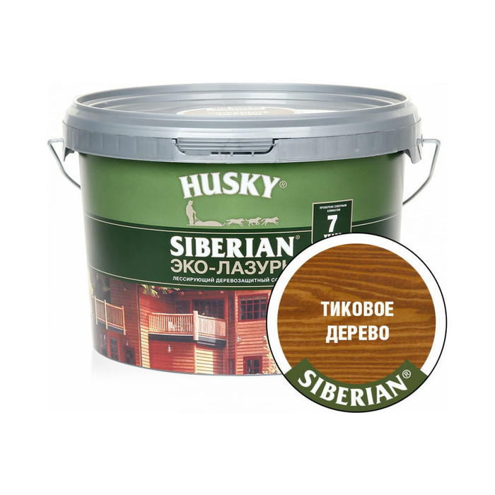 Эко-лазурь HUSKY тиковое дерево 2,5 л 25207