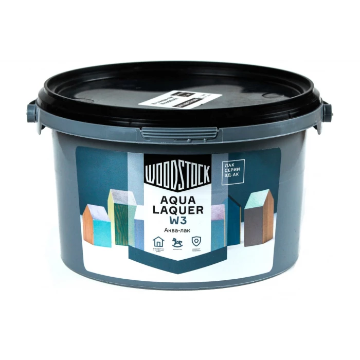 Аква-лак Woodstock W-3 ВД-А БЕСЦВЕТНЫЙ 2 кг ТД000004049