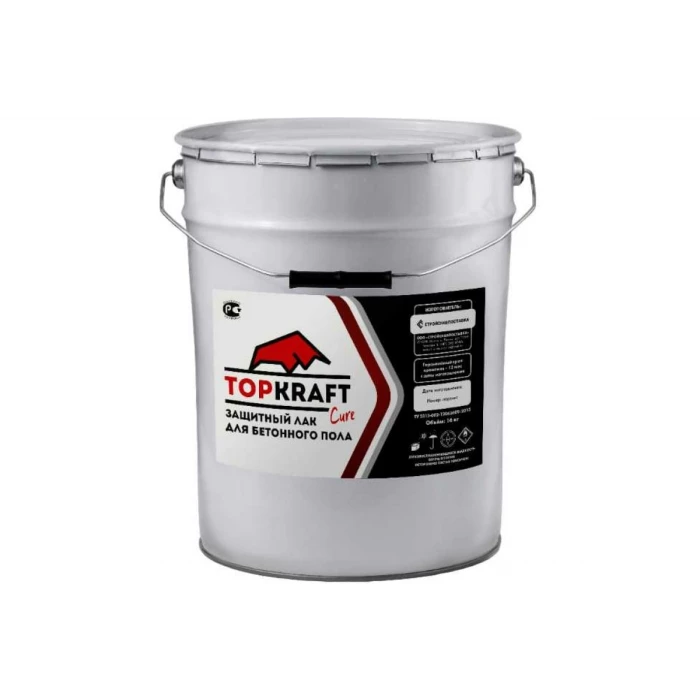 Защитный лак для бетонного пола TOPKRAFT CURE 20 л 2010010102920