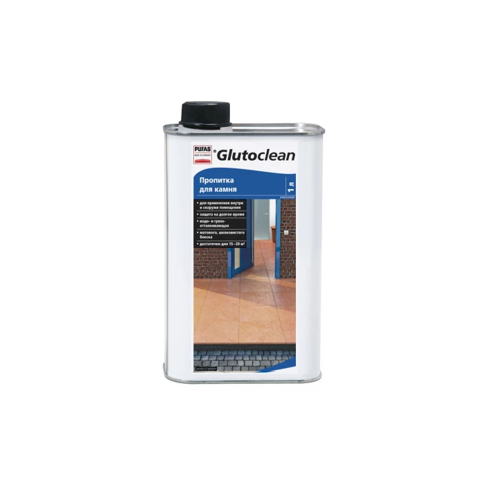 Защитный лак для камня Пуфас Glutoclean N354 1л Gl.Stein Versiegelung тов-112686