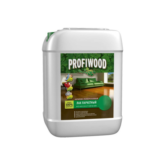 Акрилово-полиуретановый паркетный лак PROFIWOOD (износостойкий; глянцевый; 2.5 л) 60653