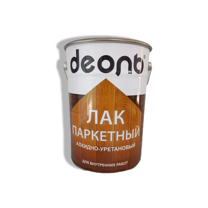 Лак паркетный Деоль полуматовый алкидно-уретановый 5 л LPM5
