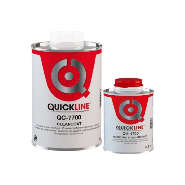 Комплект Quick Line Прозрачный лак 1л Отвердитель стандартный 0,5 л 7700/S1+4700/S0.5