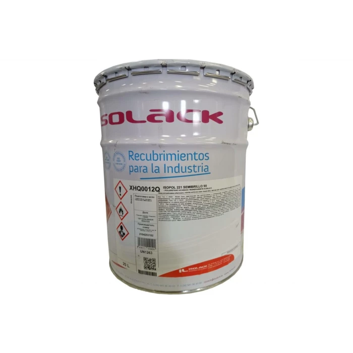 Акриловый лак ISOLACK ISOPOL 221 SEMIBRILLO 90 XHQ0012Q