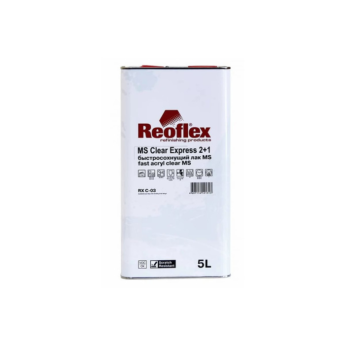 Акриловый лак Reoflex Express 2+1 5 л RX C-03/5000