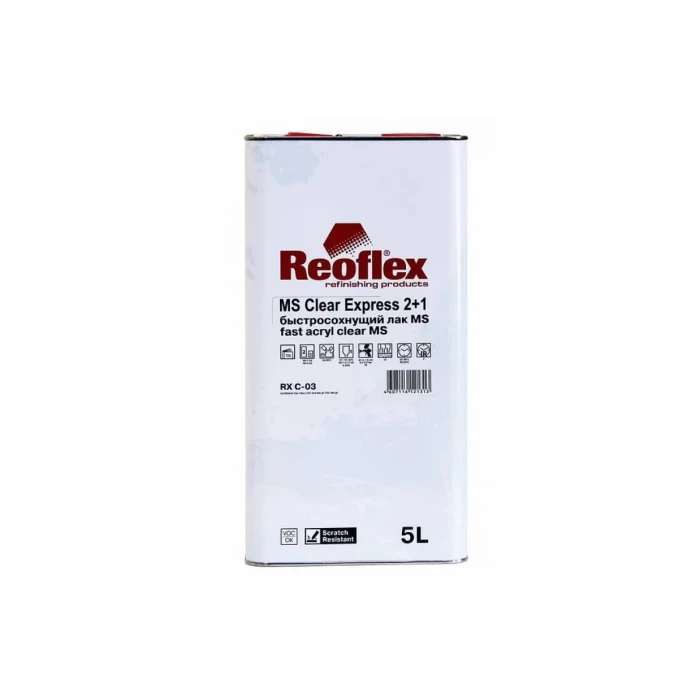 Акриловый лак Reoflex Express 2+1 5 л RX C-03/5000