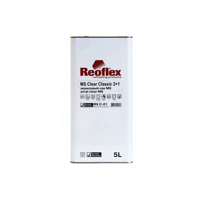 Акриловый лак Reoflex MS 5 л RX C-01/5000