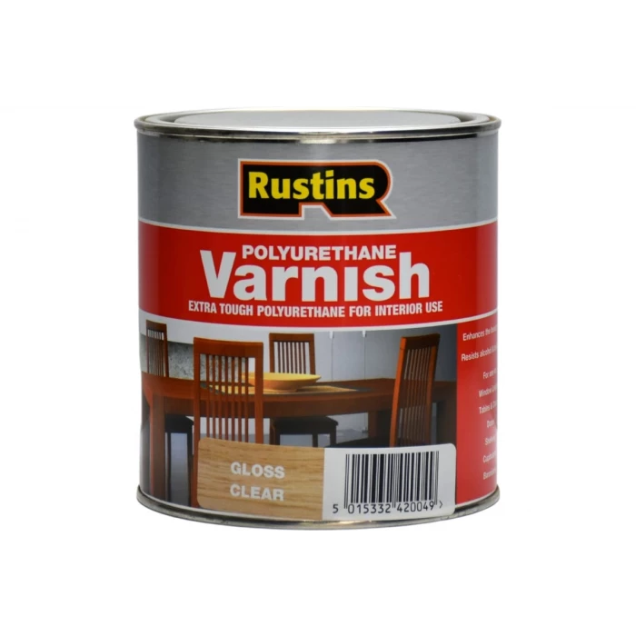 Полиуретановый лак Rustins Poly Varnish Gloss Clear глянец, 1 л 3230