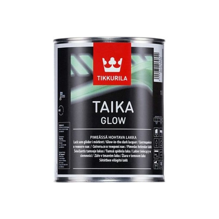 Лак светящийся в темноте Tikkurila Тайка Glow 1 л 217560