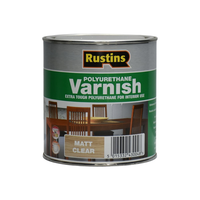 Полиуретановый лак Rustins Poly Varnish Matt Clear матовый, 1 л 3231