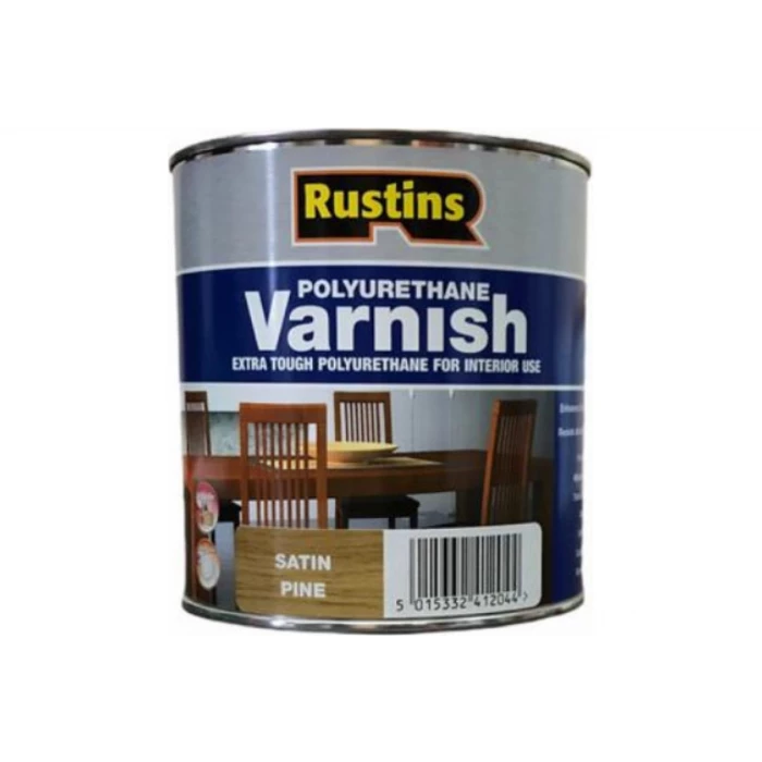 Полиуретановый лак Rustins Poly Varnish Satin Pine сосна, полуматовый, 1 л 3221