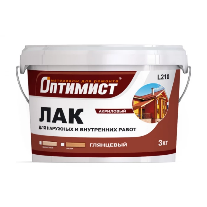 Акриловый лак Оптимист (глянцевый; 3 кг) OPL008