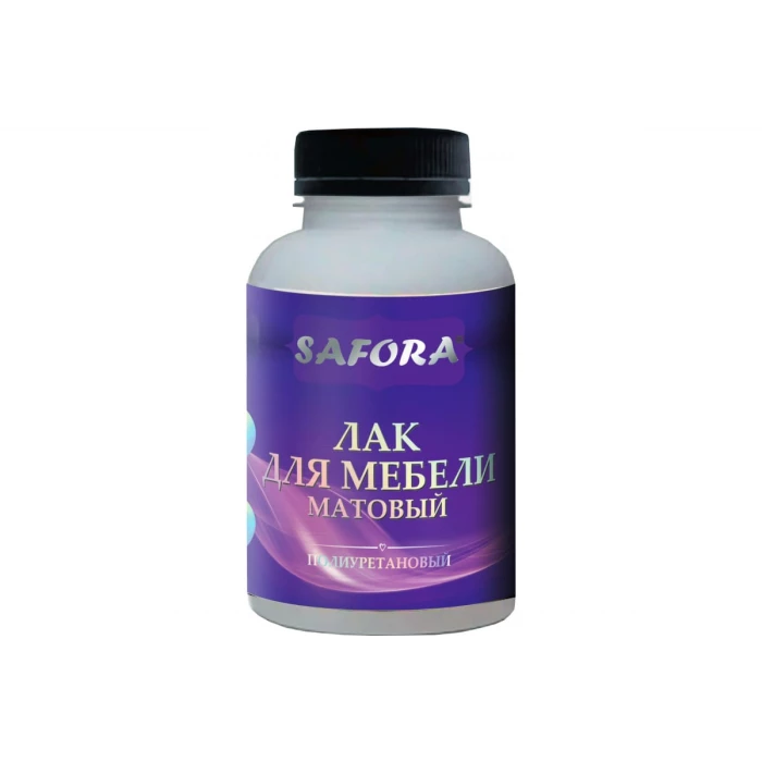 Полиуретановый лак для мебели SAFORA (матовый; 200 мл) ML200