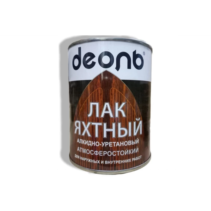 Лак яхтный глянцевый алкидно-уретановый 0.75 л Деоль  LYG075