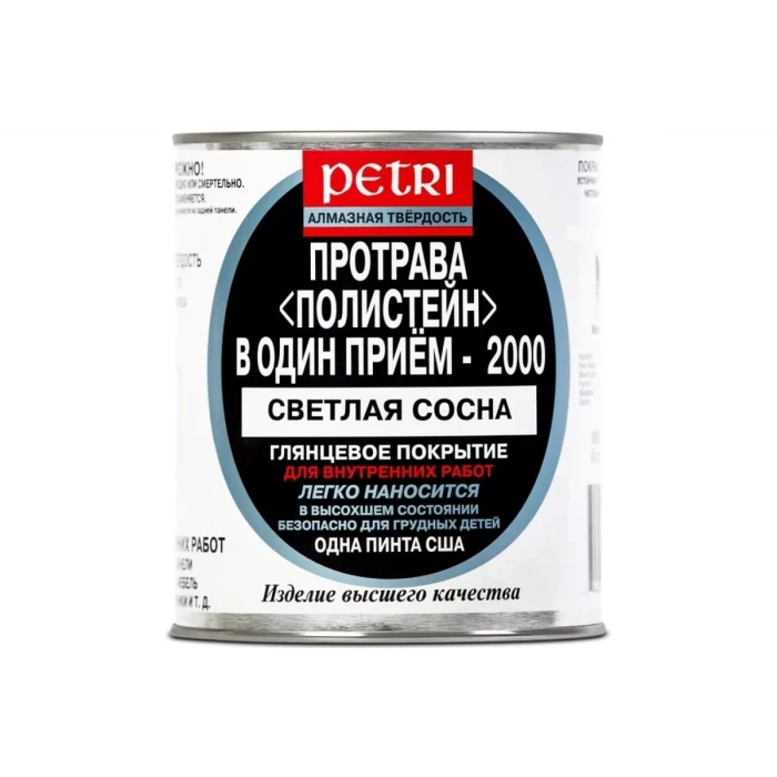 Полиуретановый цветной лак PETRI Polystain Светлая сосна PLP-P