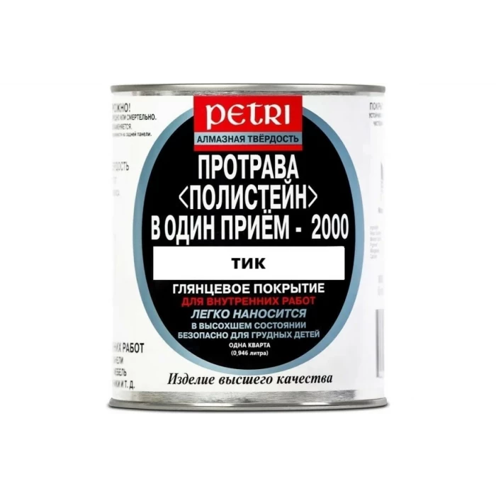Полиуретановый цветной лак PETRI Polystain Тик PT-Q