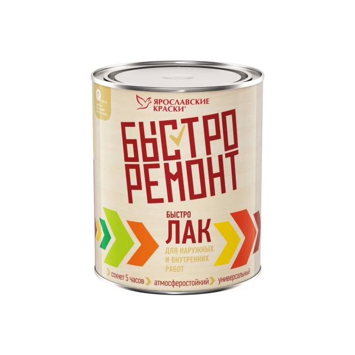 Алкидный лак БЫСТРОРЕМОНТ быстросохнущий, универсальный, палисандр, 0,7кг 102110.4