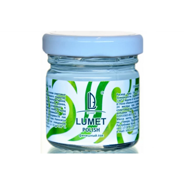 Спиртовой лак Luxart Lumet Polish глянцевый, 33 г LP01V0033