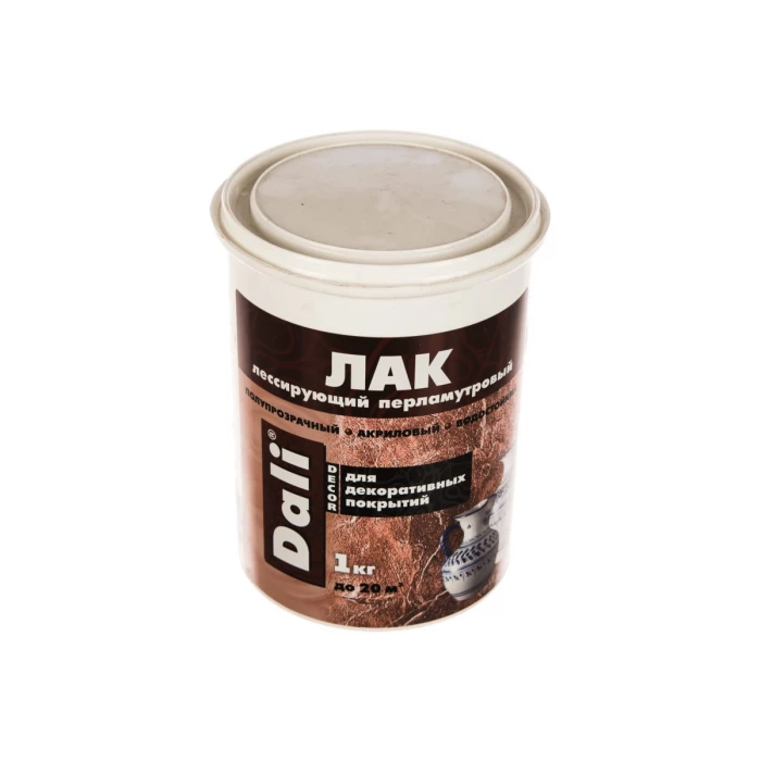 Лессирующий лак Dali-Decor перламутр бесцветный 1 кг 6 31067